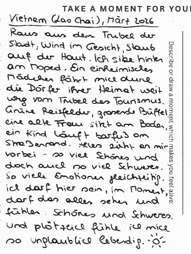 Wind in my face, dust on my skin. Sharing a moped, a local girl drives me through the villages of her homeland, away from tourist crowds...